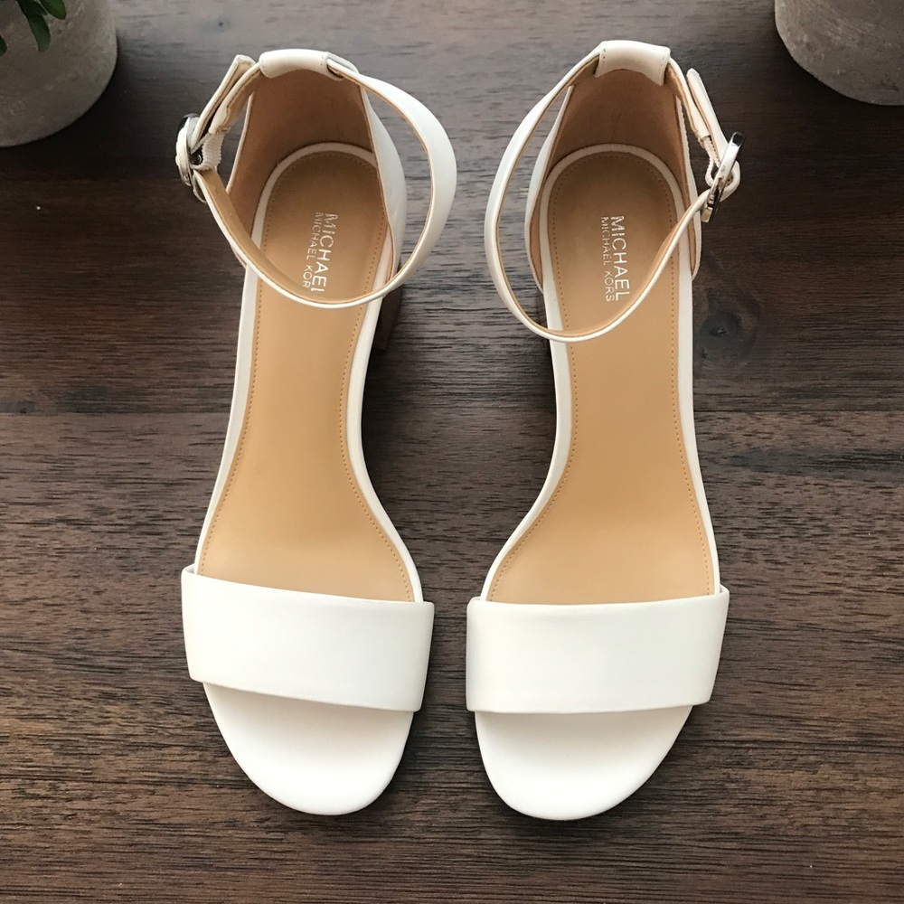 New Michael Kors Leather Heels