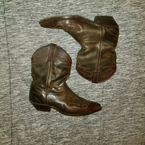 Vintage short cowboy boots