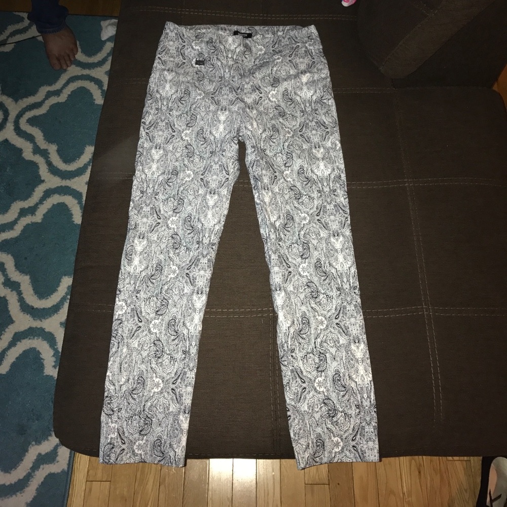Paisley Colored Ankle Pants
