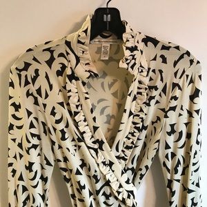 Diane Von Furstenberg Silk Wrap Dress Size 6