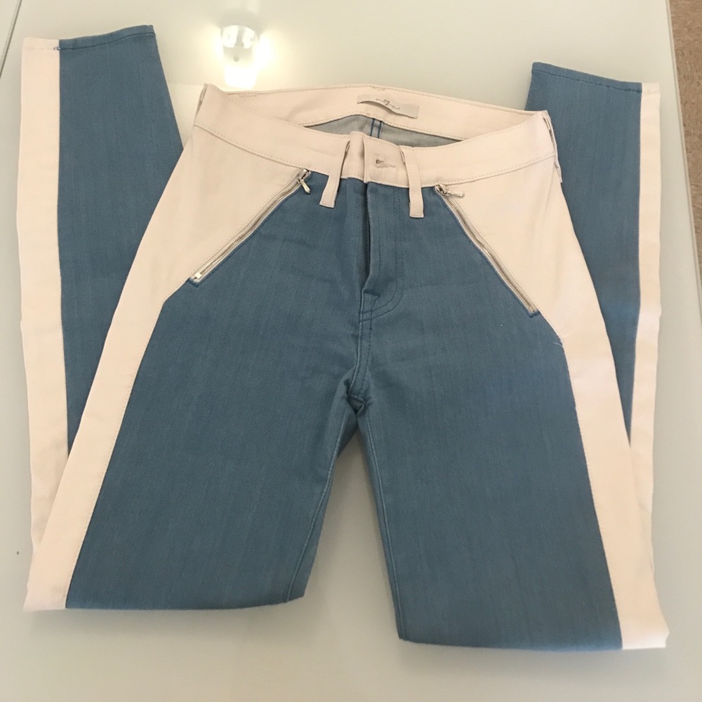7 For All Man Kind Two Tone Jeans