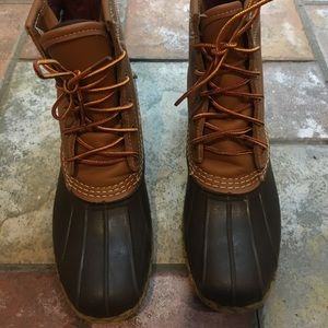 Size 8 LL bean duck boot