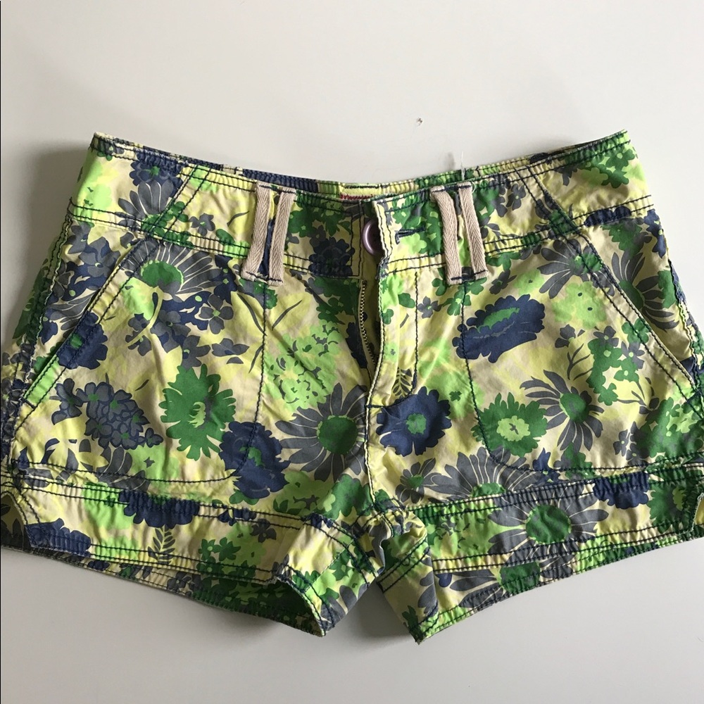 FREE PEOPLE floral surf shorts