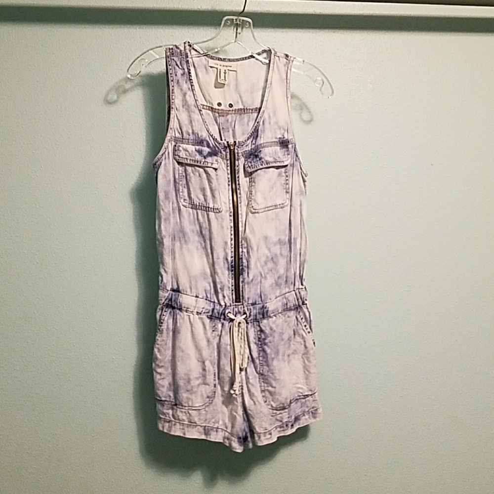 Acid Wash Denim Jumper