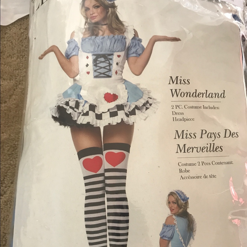 NEW Alice in wonderland Disney Halloween costume