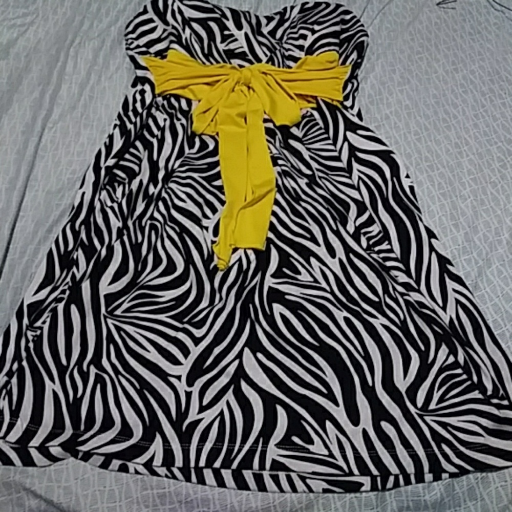 VIVID ZEBRA DRESS