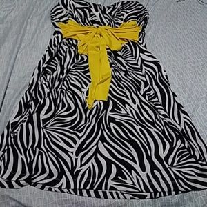 VIVID ZEBRA DRESS
