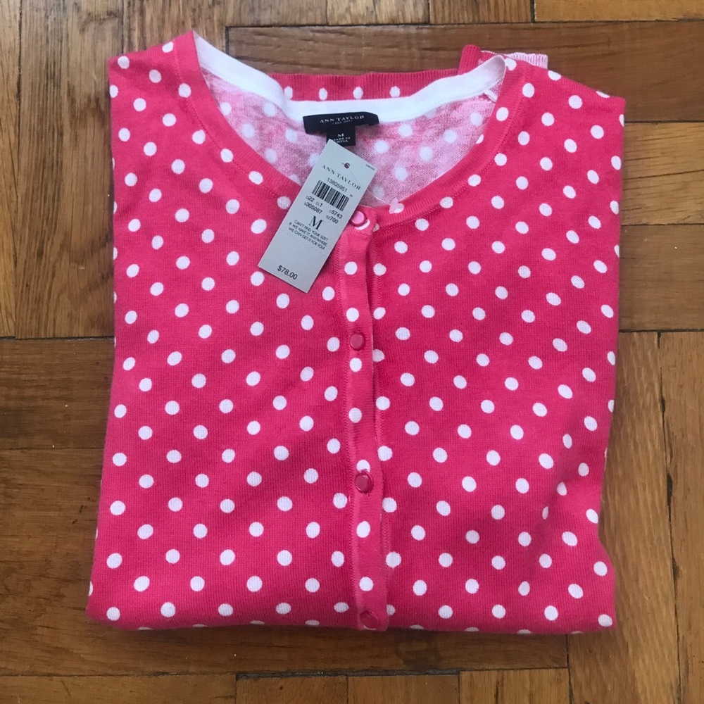 Ann Taylor button down sweater