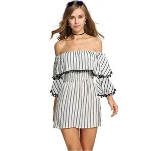Off the shoulder dress