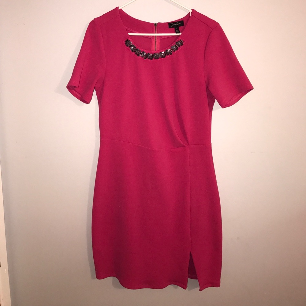 Raspberry pink Jessica Simpson dress