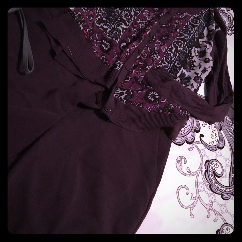 Sheer sweater&matching pants New York company