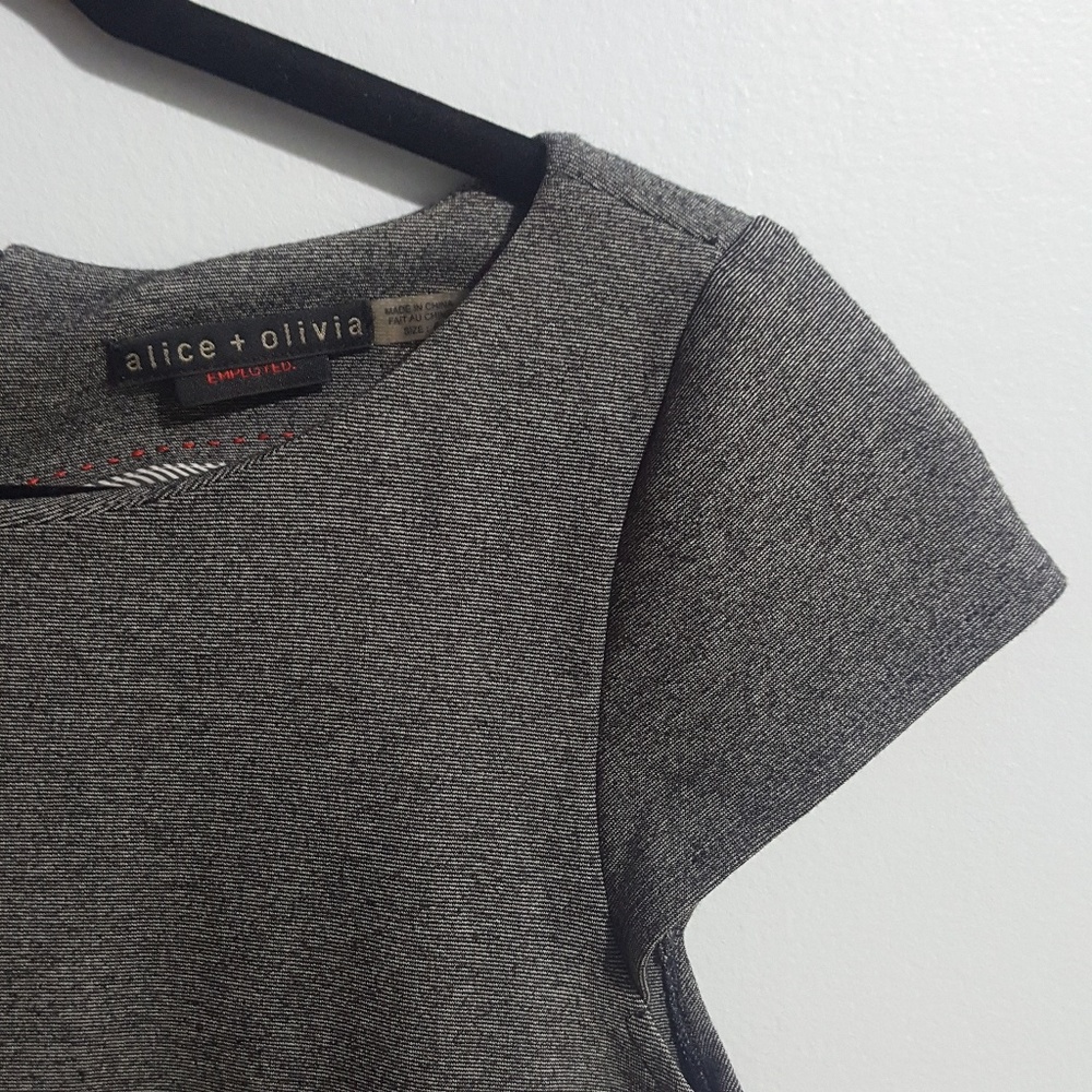 Gray Business Dress