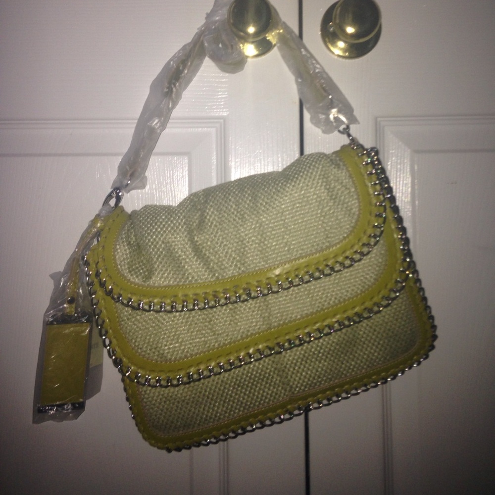 Raffia purse