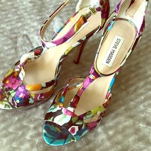Steve Madden Floral Haylow Heels 8.5