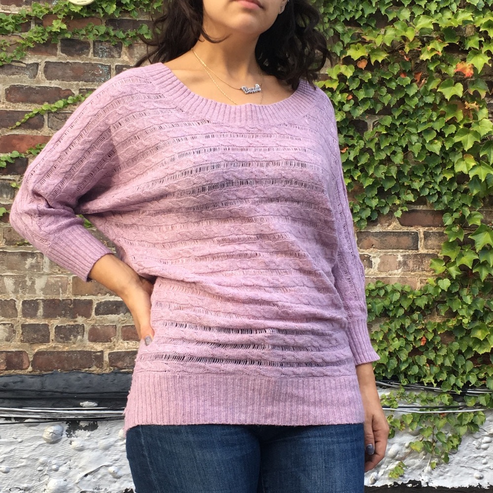AEO Purple sweater