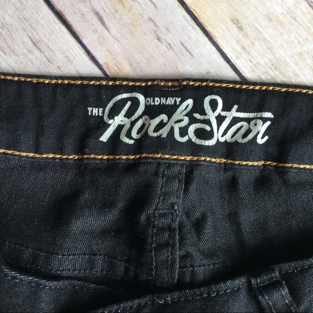 Old Navy Rockstar skinny Black Jeans - Picture 3 of 6