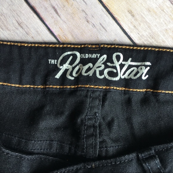 Old Navy Rockstar skinny Black Jeans - Picture 3 of 6