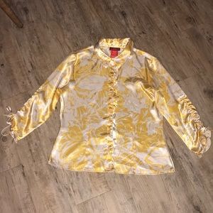 OSCAR de la Renta ☀️Yellow Blouse ☀️Size 10