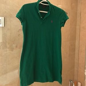 Hunter green mini dress Ralph Lauren small