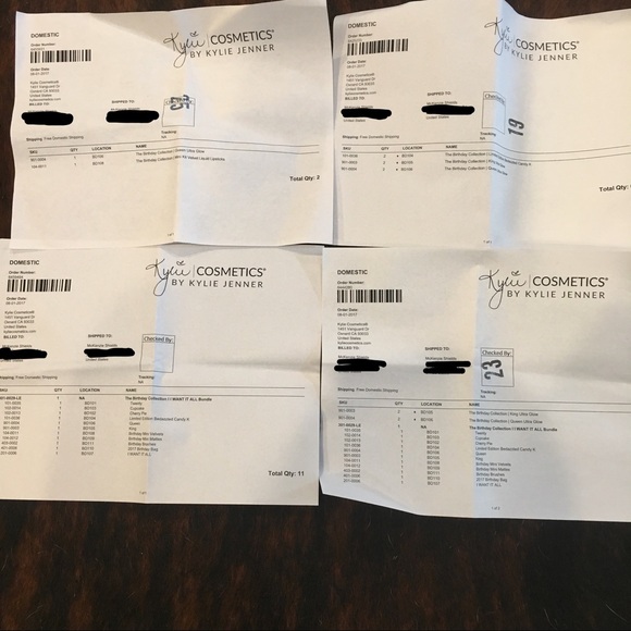 KYLIE BIRTHDAY BRUSH SET - Picture 4 of 4