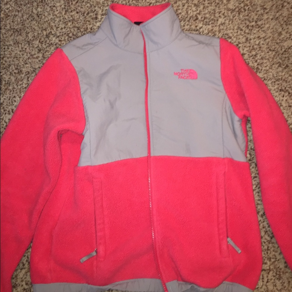 North face fleece coat (girls)