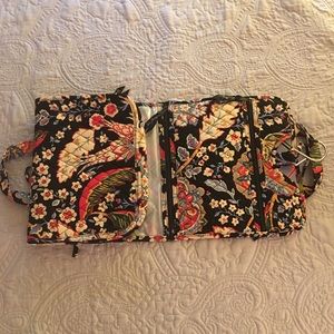 Vera Bradley hanging cosmetic travel bag