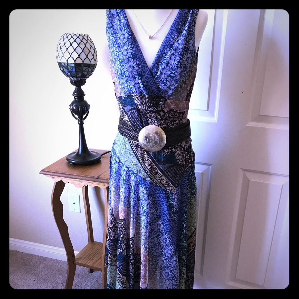 Boho Dress Asymmetrical Hemline