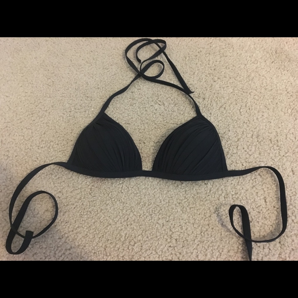 Black bikini top