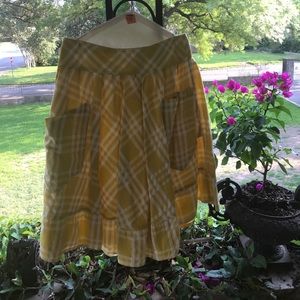 Yellow Paper Doll Los Angeles Skirt