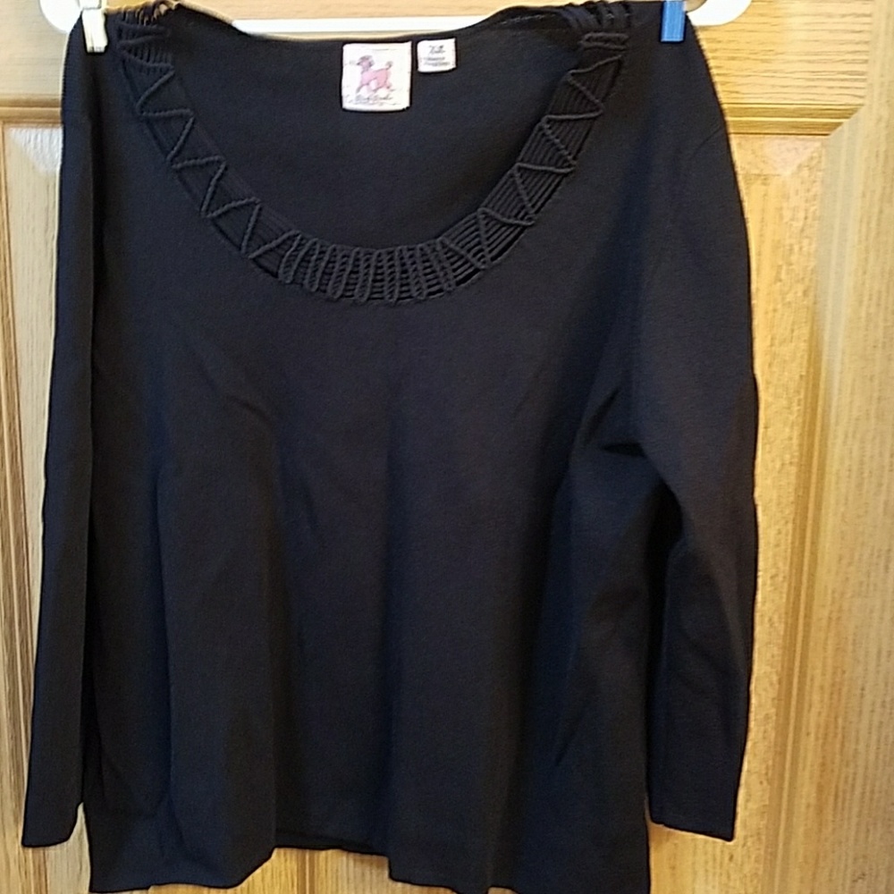 Knit top with 3/4 sleeves