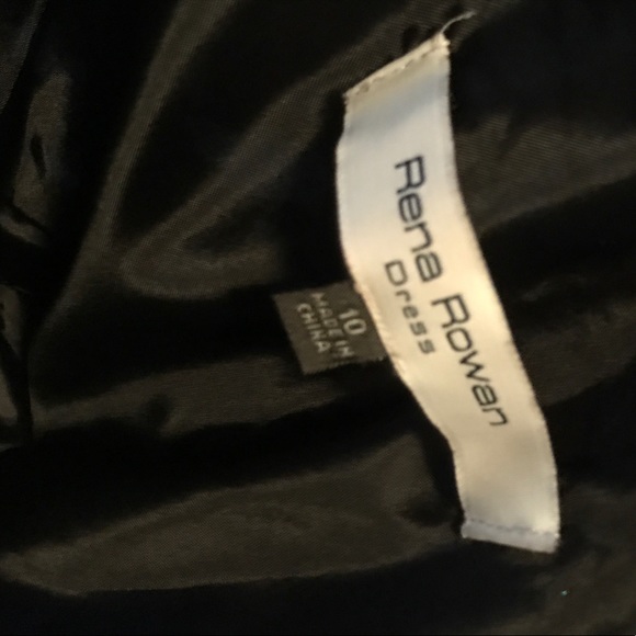 Rena Rowan Black with white Flowers dress - Picture 2 of 2