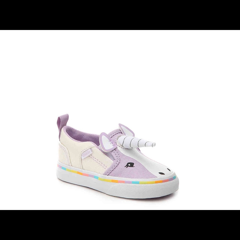 Unicorn vans 7.5 kids toddler girls boys sparkle