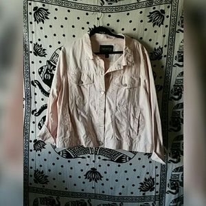 F21 PLUS PINK "DEMIN" JACKET