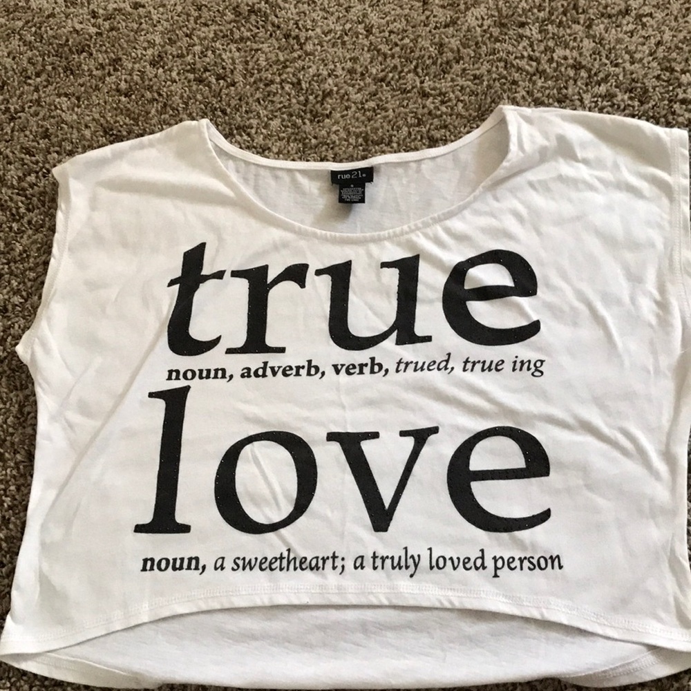 True Love crop top