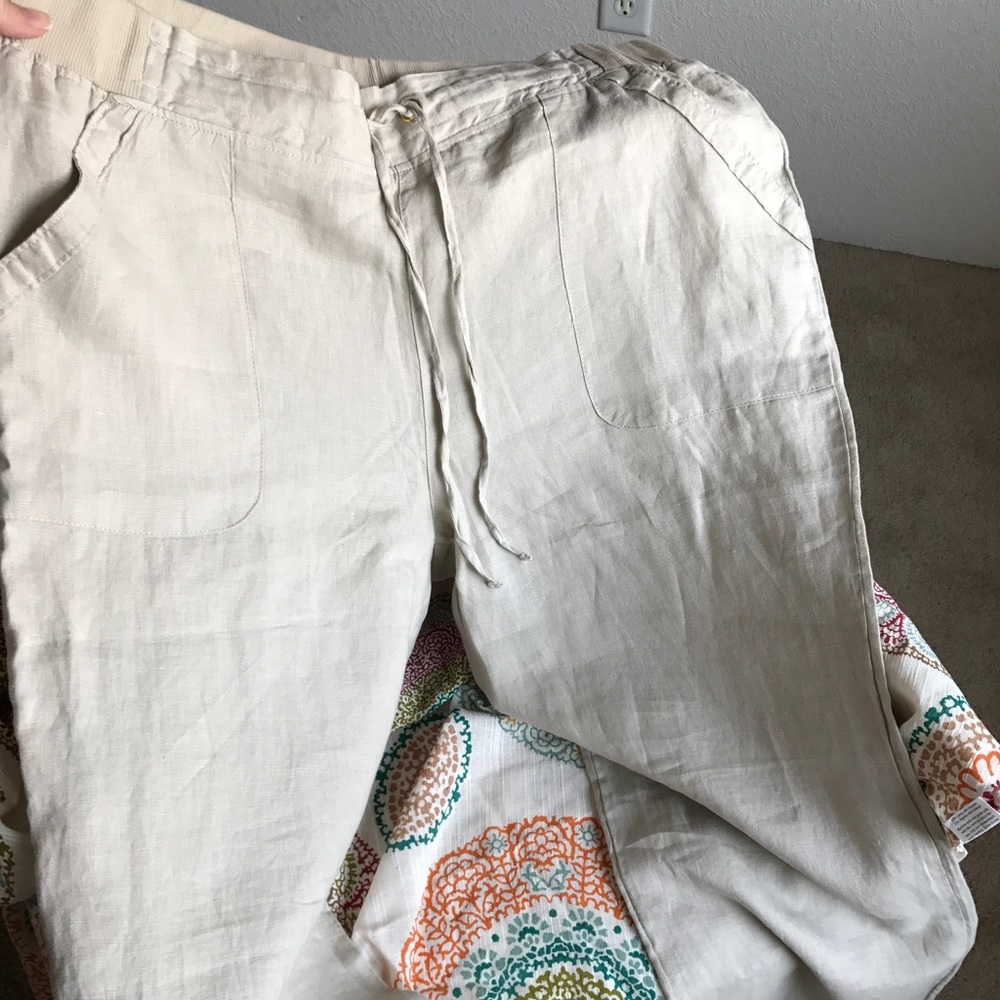 Ellen Tracy linen pants