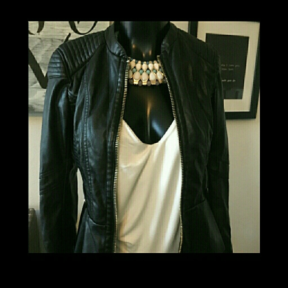 Black leather Jacket