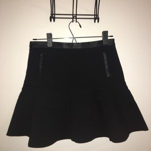 Black flowy skirt