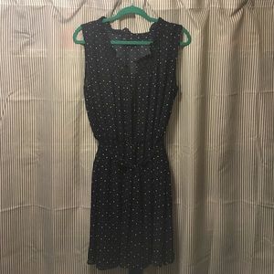 Gap navy Polk a dot summer dress in XL