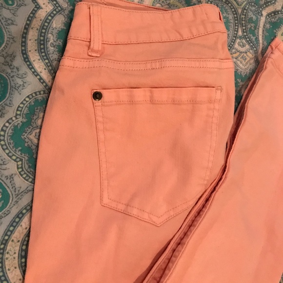 Peach Forever 21 jeggings - Picture 2 of 2