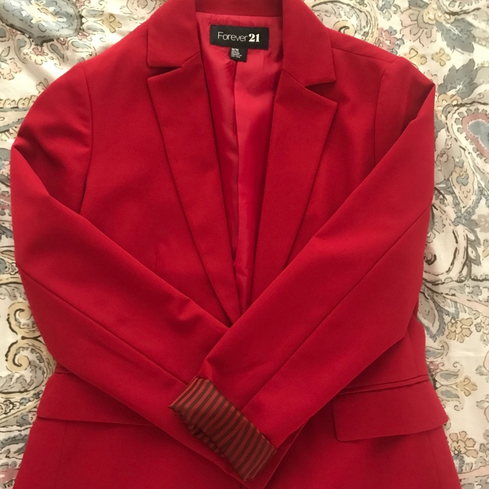 Forever 21 Red Blazer