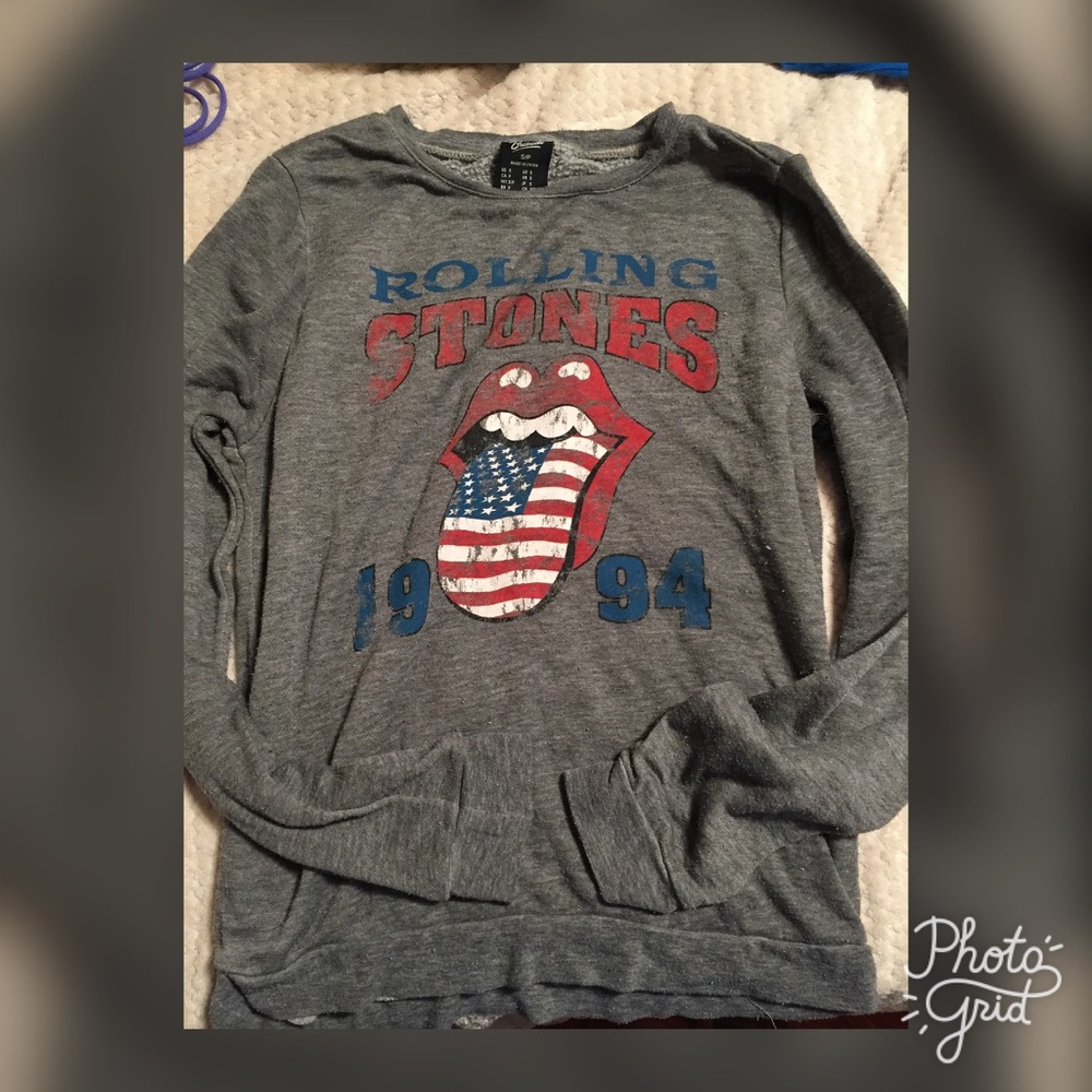Rolling Stones lightweight sweatshirt
