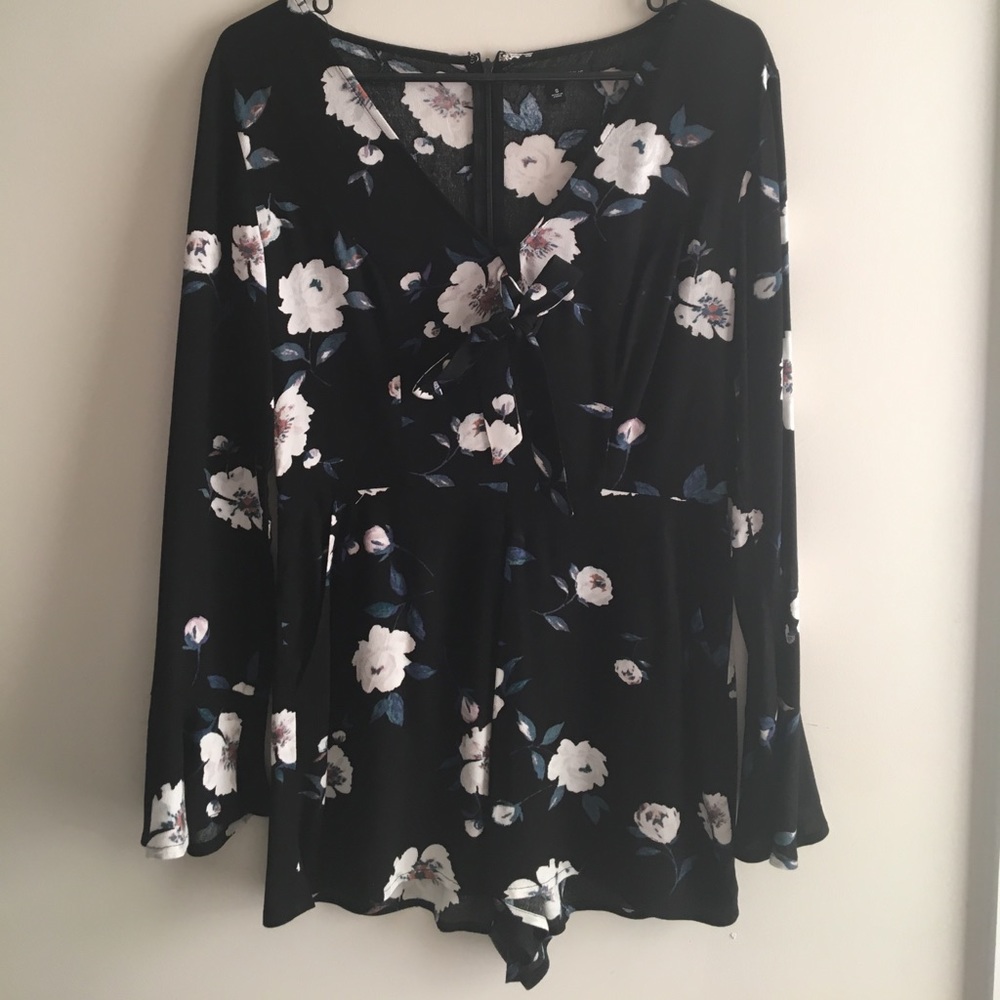 Kendall and Kylie Floral Print Romper
