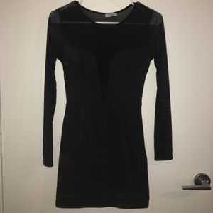 Mesh bodycon dress