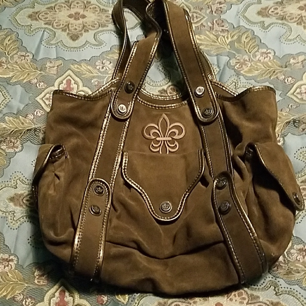 Gianni Bini Hobo Handbag- Fluer De Lis