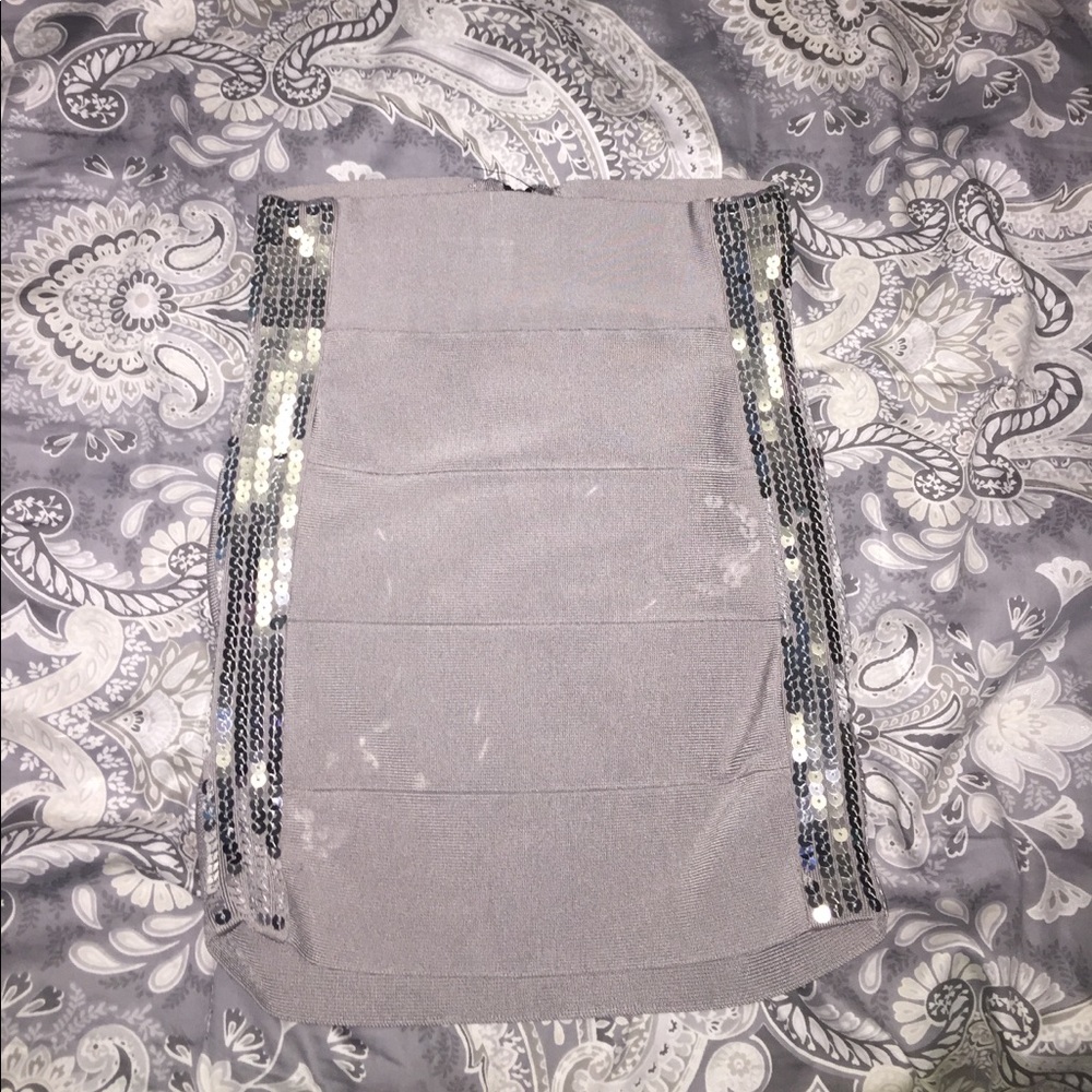 2bebe Grey Mini Skirt