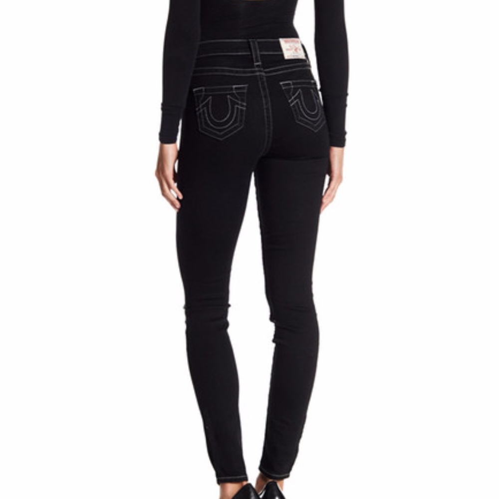 ‼️SOLD‼️True Religion destroyed  jeans skinny 28