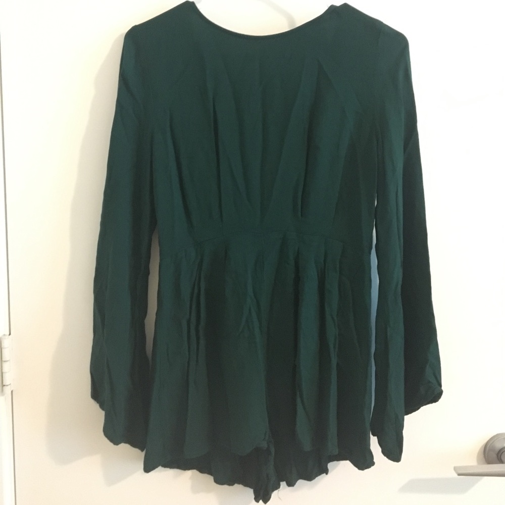 Long sleeve romper - blackless