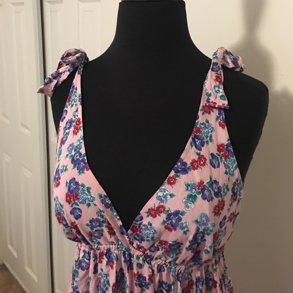 PINK TIE MINI DRESS/TUNIC 💕💕 - Picture 2 of 3