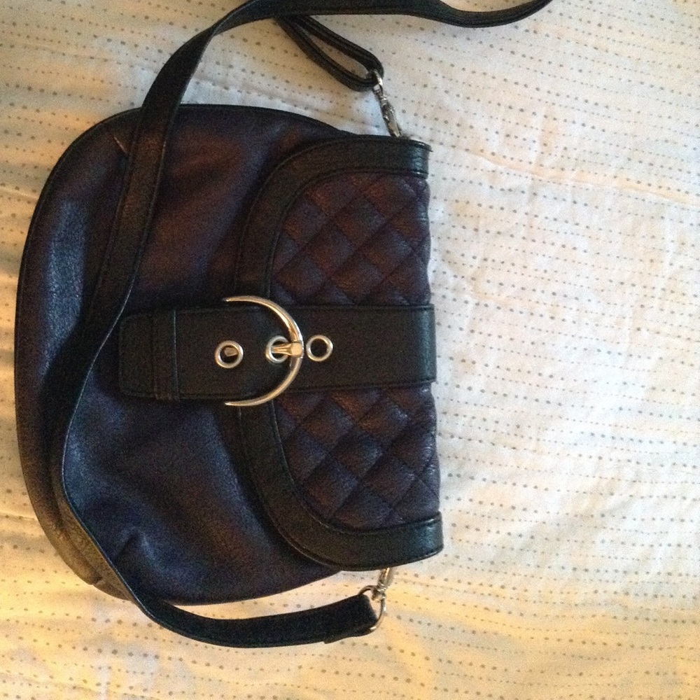Dark purple purse