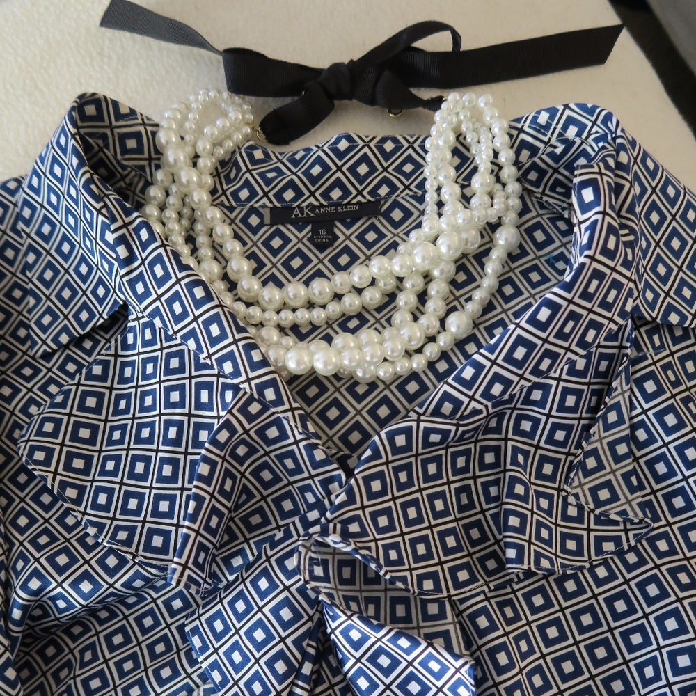 Anne Klein Silk Blouse